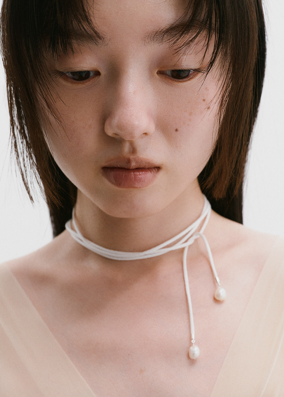 【10/3(Sat) 11:00】Pearl Line Necklace (Ivory)