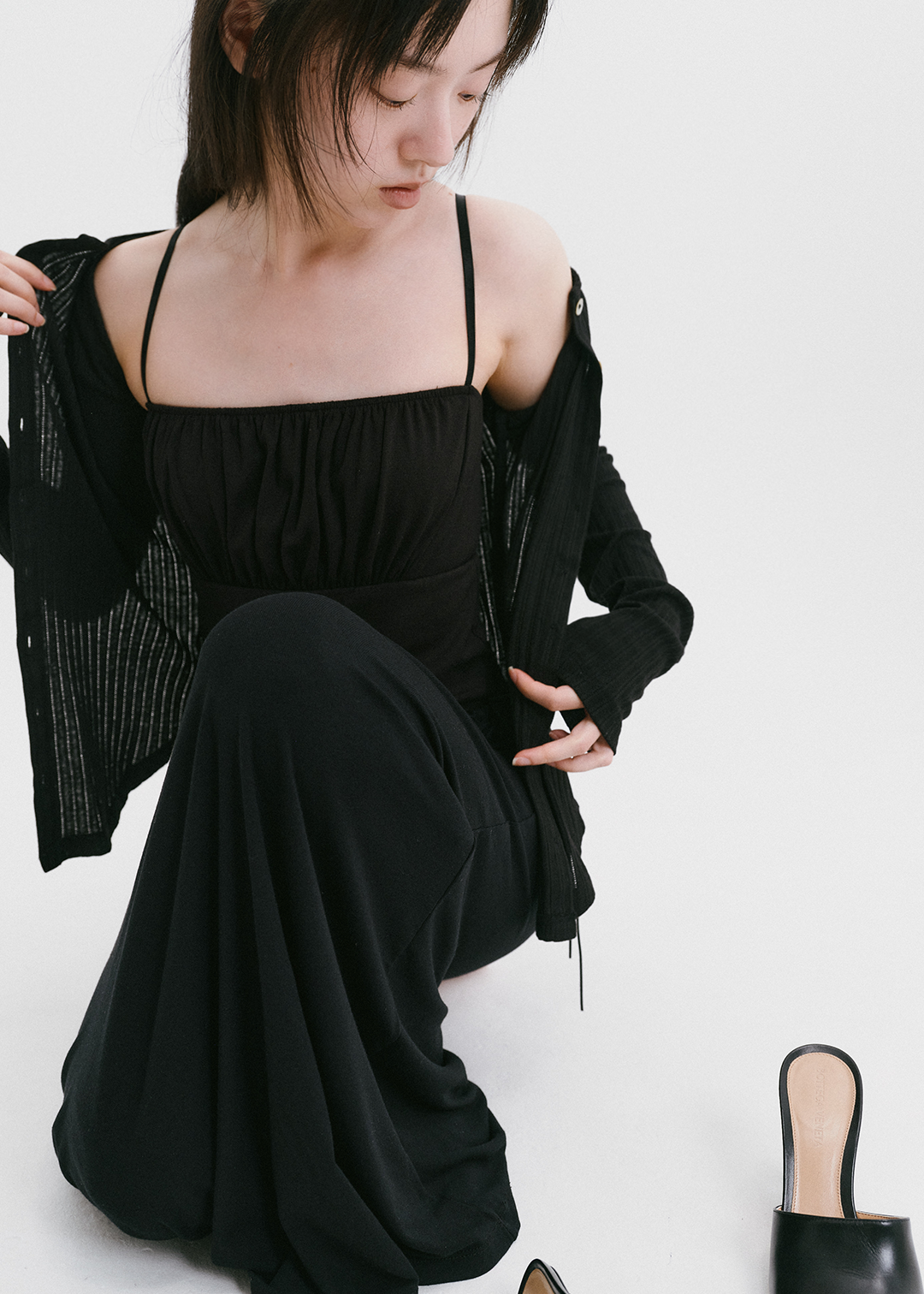 【10/3(Sat) 11:00】Gather Body Suit (Black)