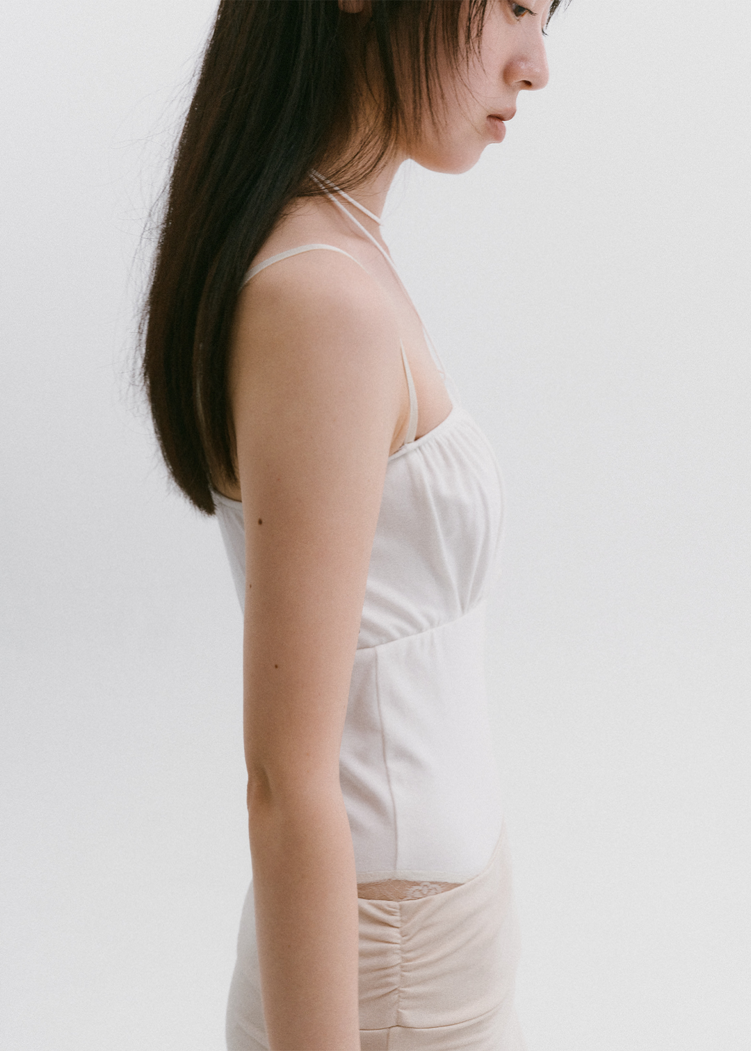 【10/3(Sat) 11:00】Gather Body Suit (White)