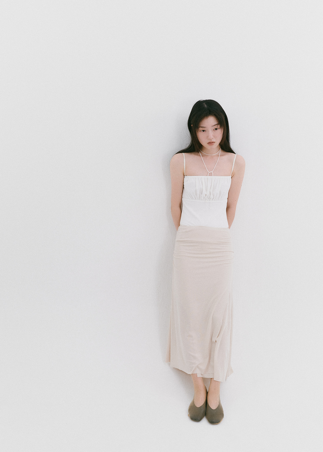 【10/3(Sat) 11:00】Gather Body Suit (White)