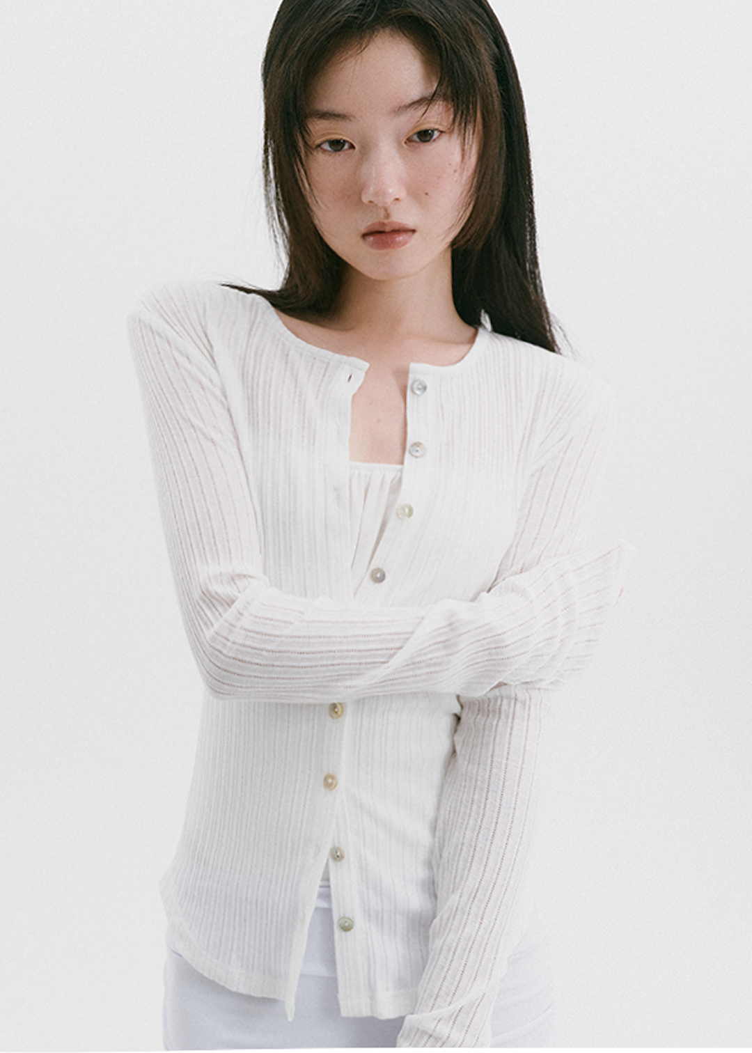 【10/3(Sat) 11:00】Ripple Cardi (Ivory)