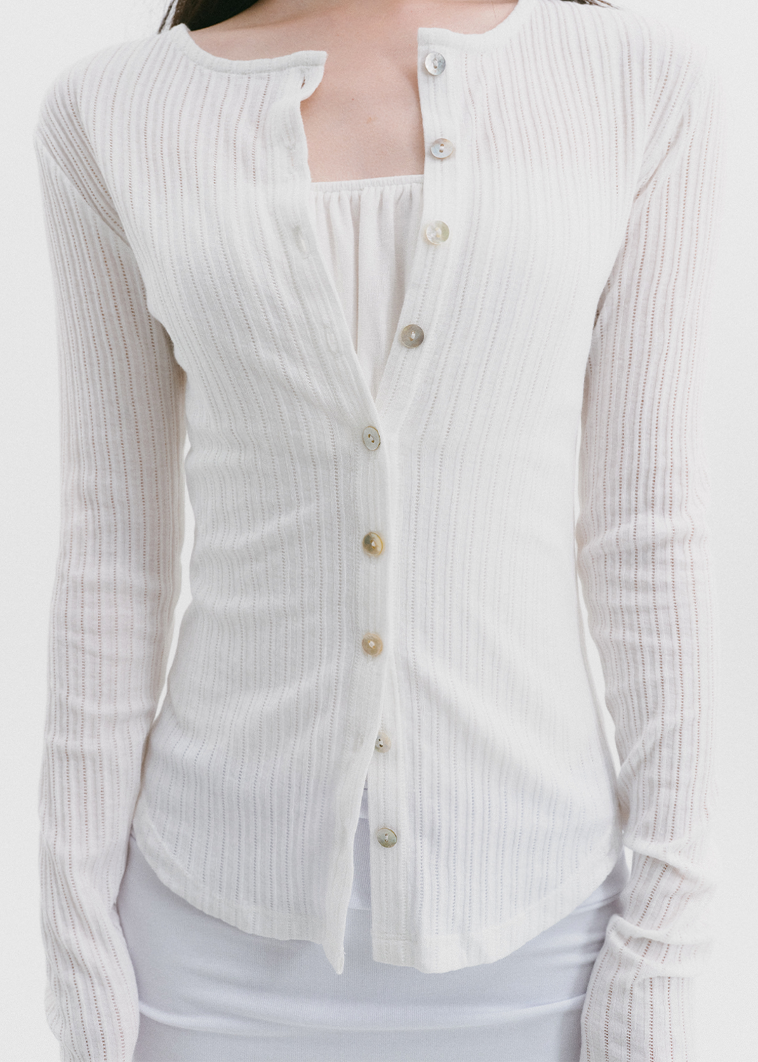 【10/3(Sat) 11:00】Ripple Cardi (Ivory)