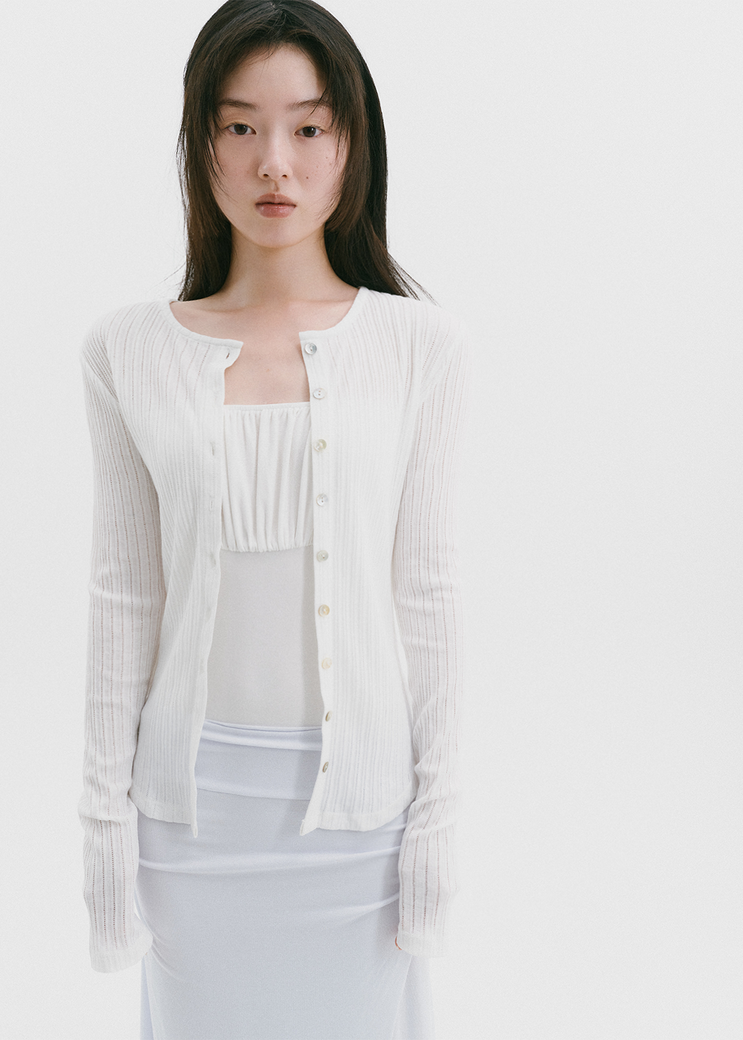 【10/3(Sat) 11:00】Ripple Cardi (Ivory)