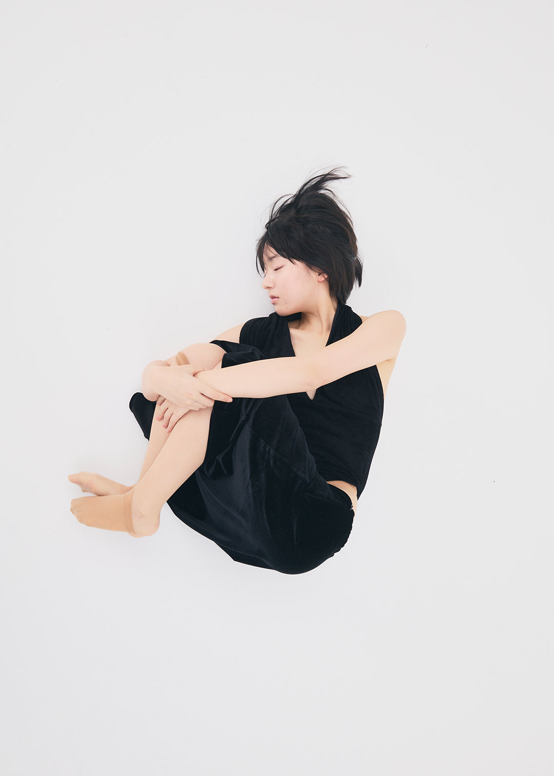 【NEW】Velours Skirt (Black)