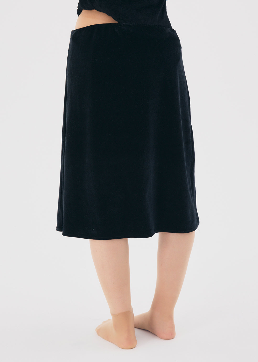 【NEW】Velours Skirt (Black)