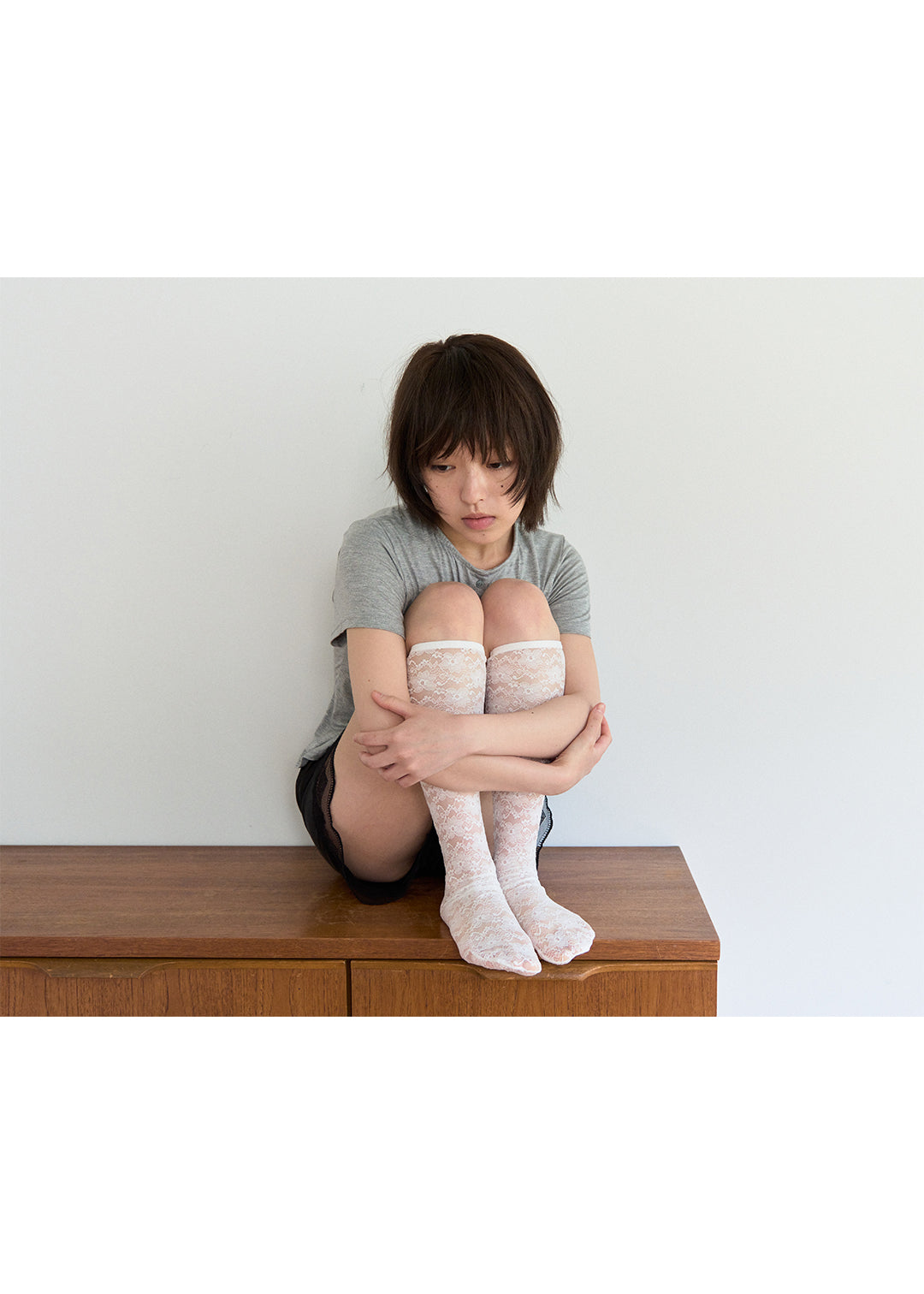 Cardigan Tee (Gray)