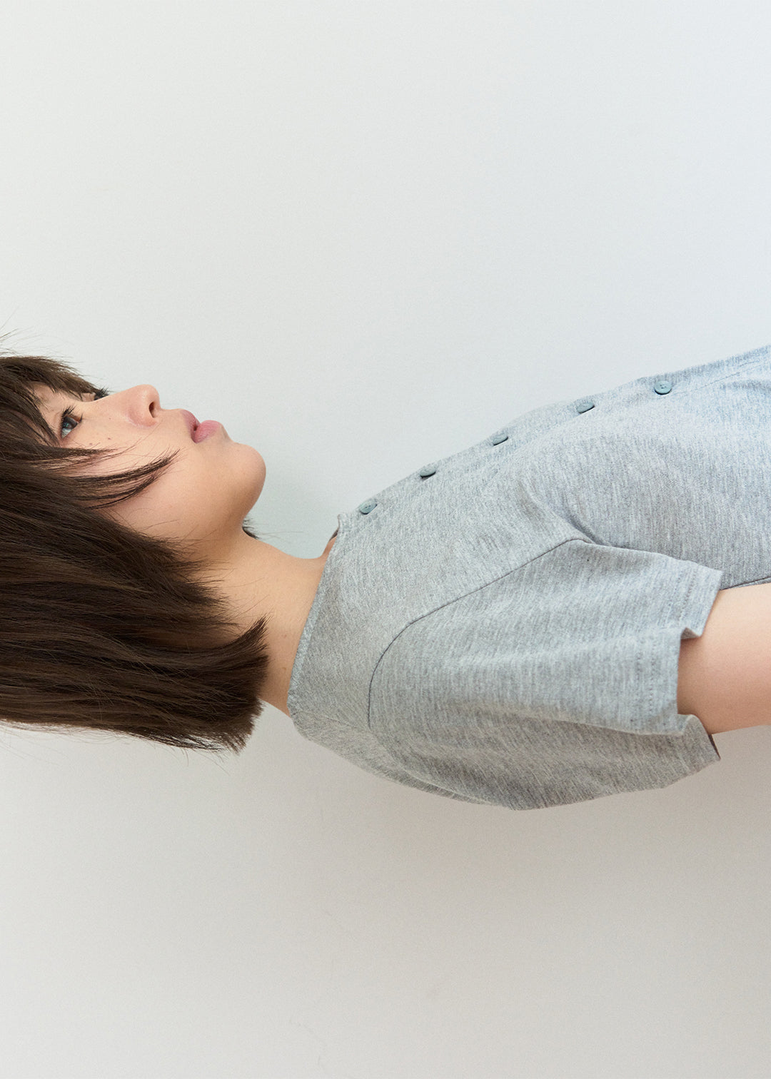 Cardigan Tee (Gray)