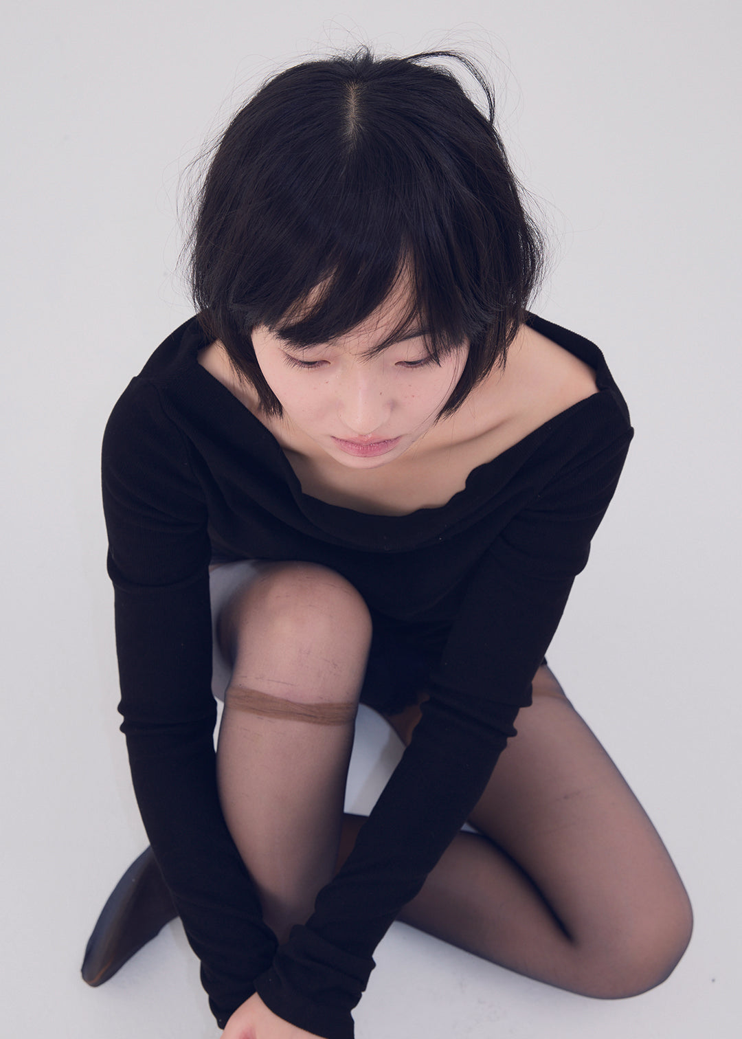 2Way Slit Top (Black) 