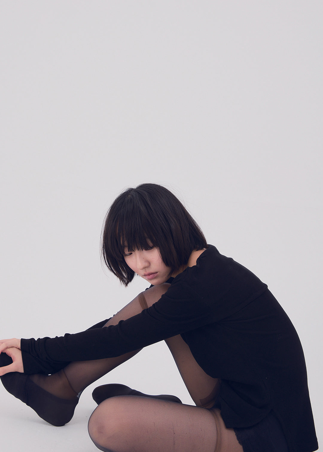 2Way Slit Top (Black) 