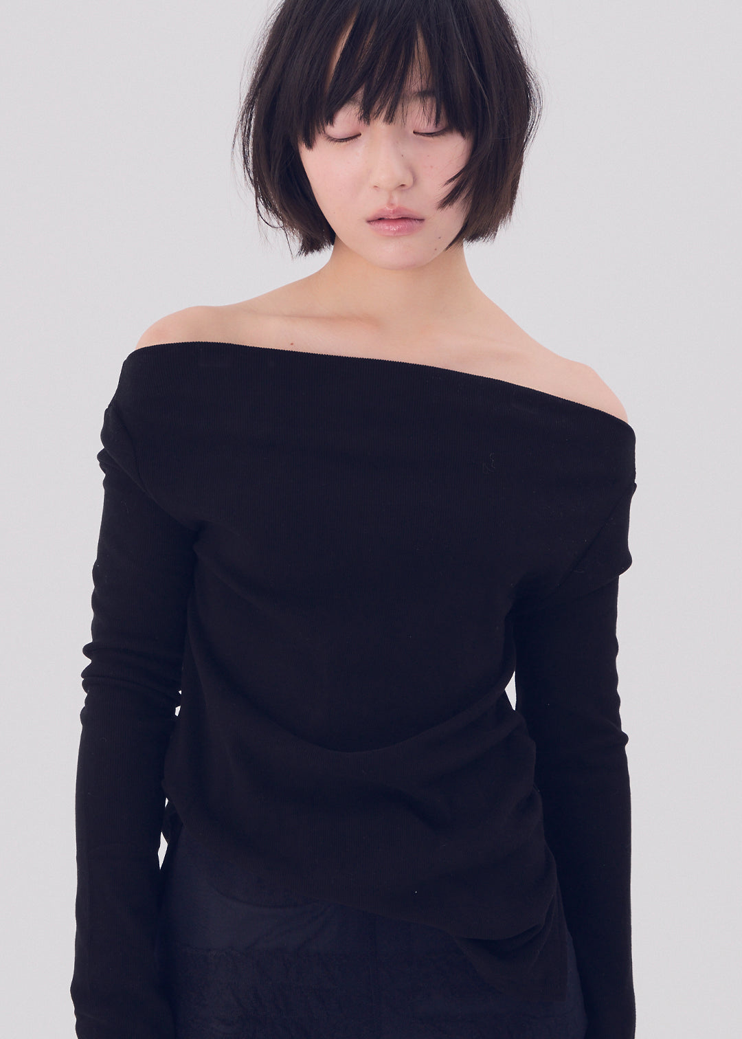 2Way Slit Top (Black) 