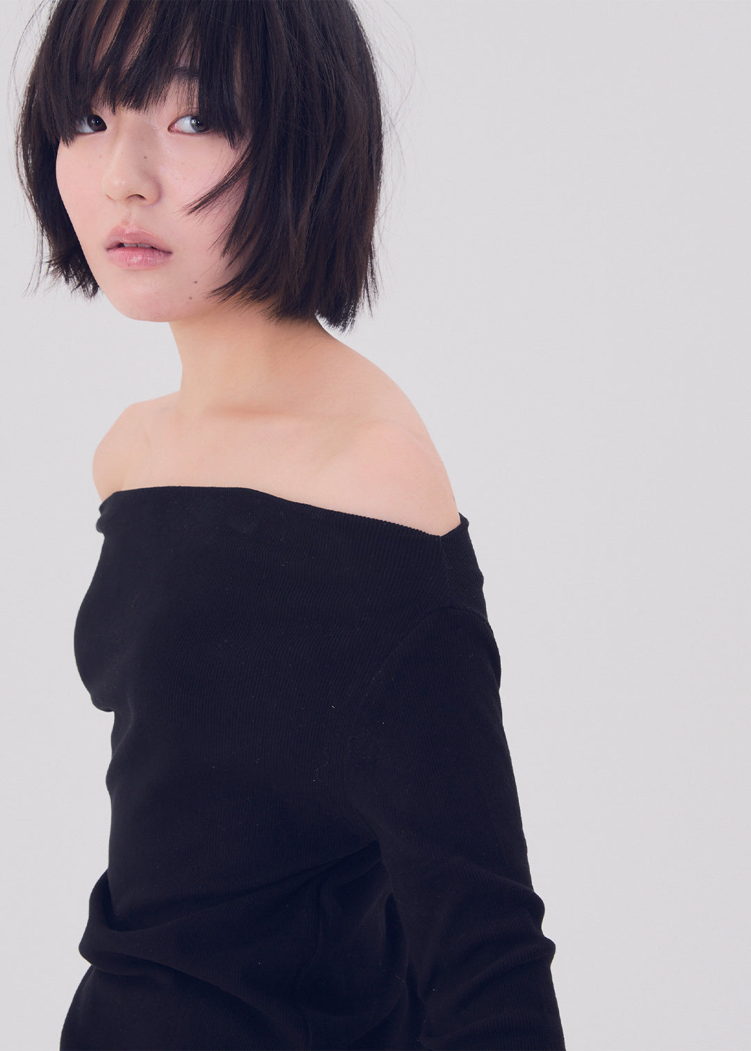 2Way Slit Top (Black) 