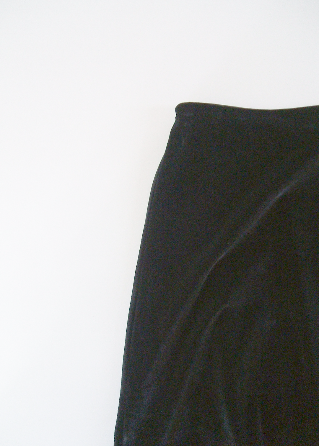 【NEW】Velours Skirt (Black)