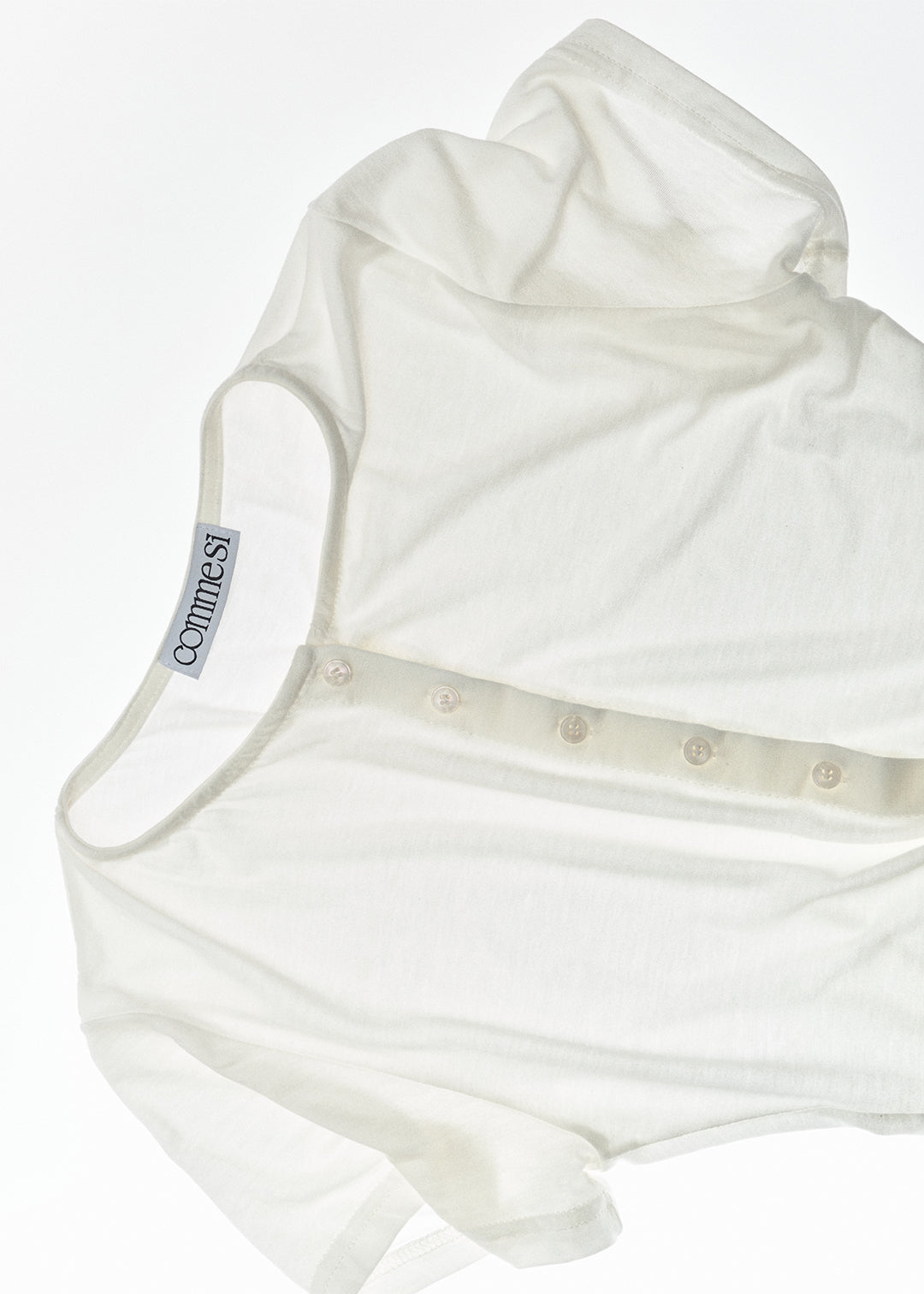 Cardigan Tee (White)