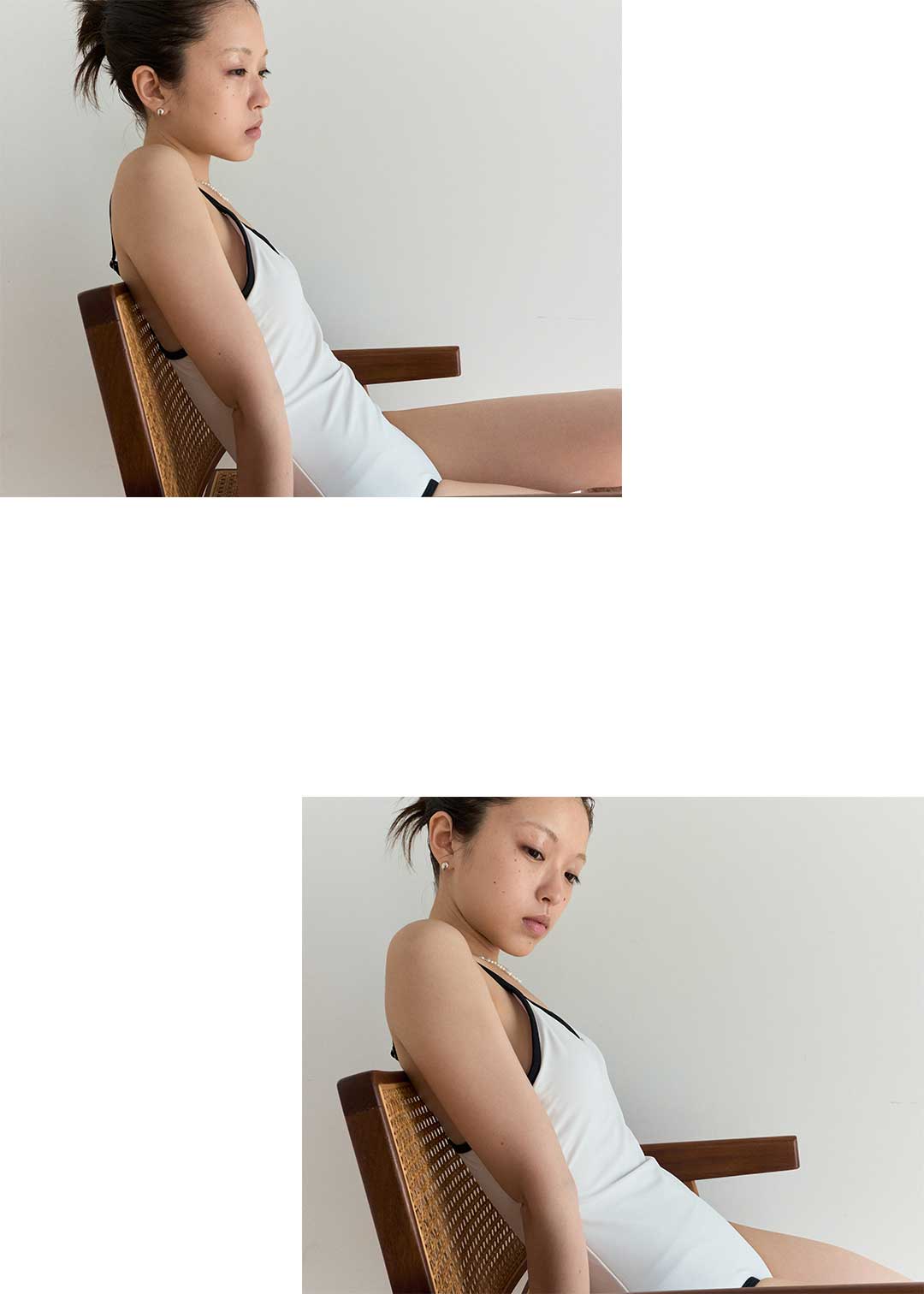 Line Swim Body (Ivory)