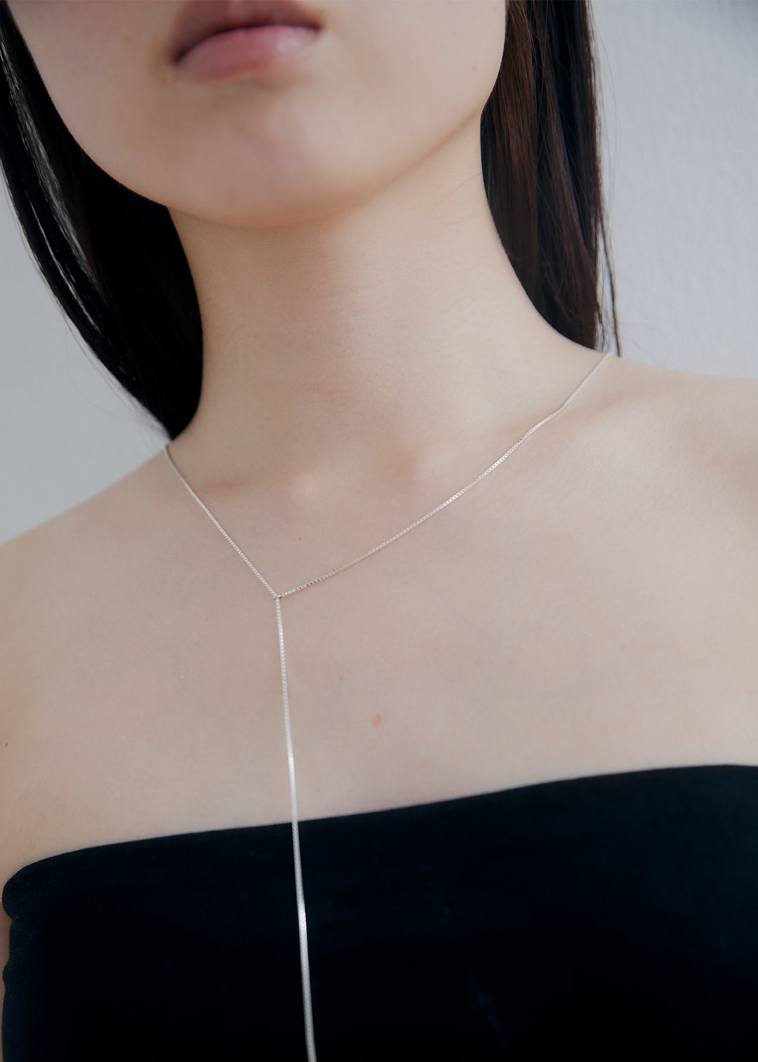 【Silver 925】Glowing Line Necklace