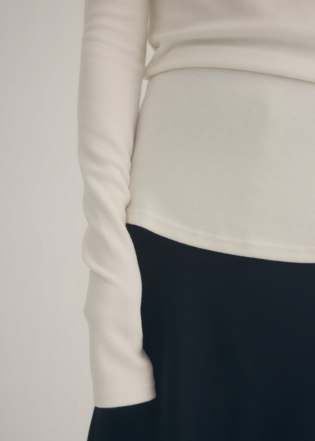 2Way Slit Top (Ivory)