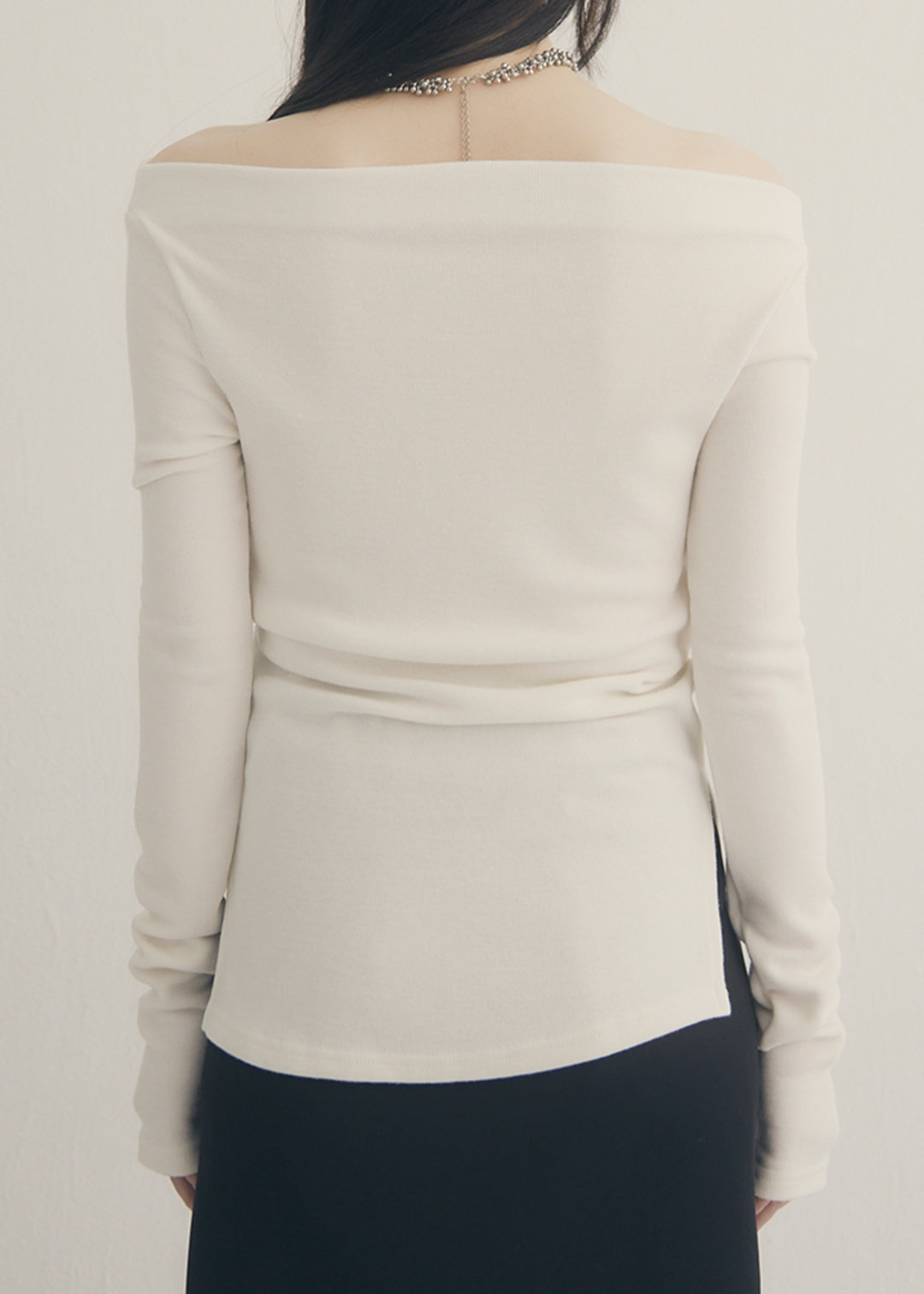 2Way Slit Top (Ivory)