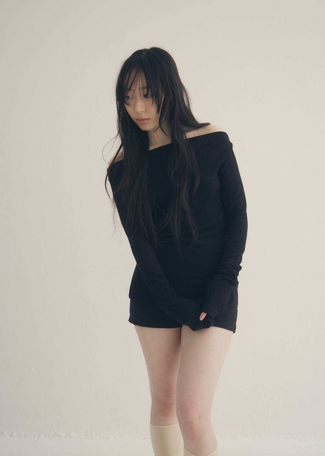 2Way Slit Top (Black)