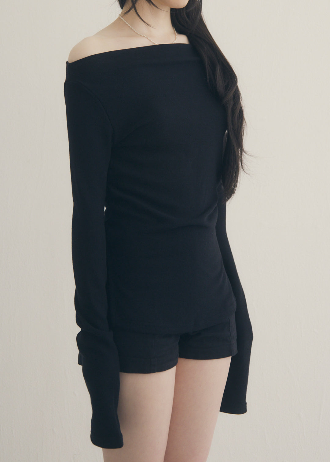 2Way Slit Top (Black)