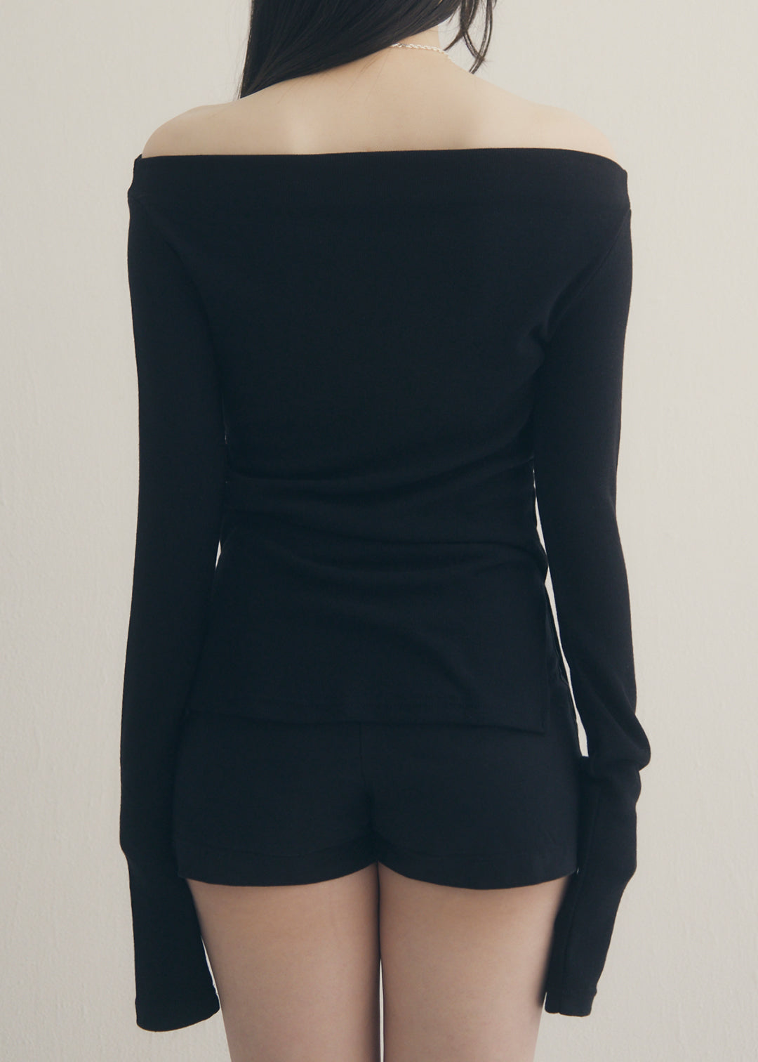 2Way Slit Top (Black)