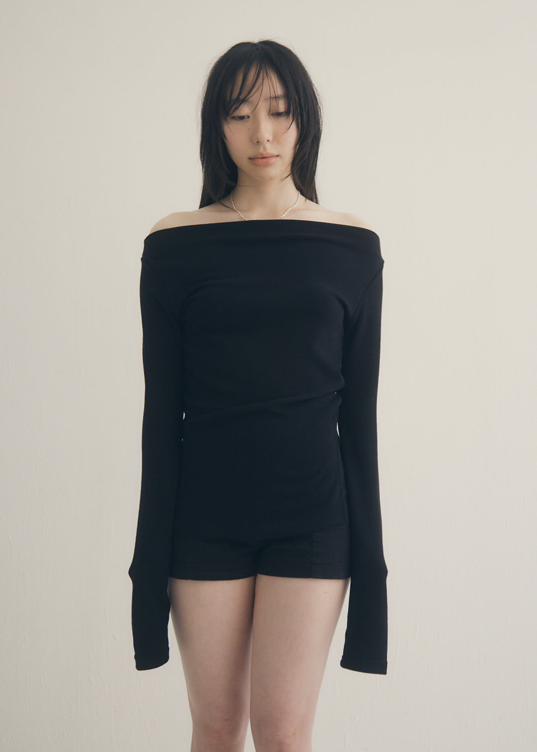 2Way Slit Top (Black)