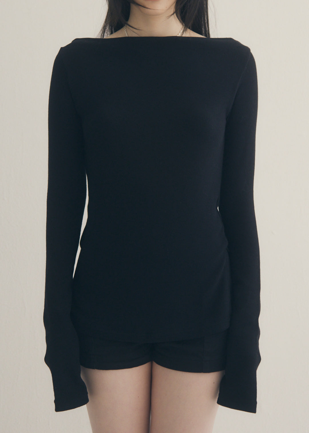 2Way Slit Top (Black)