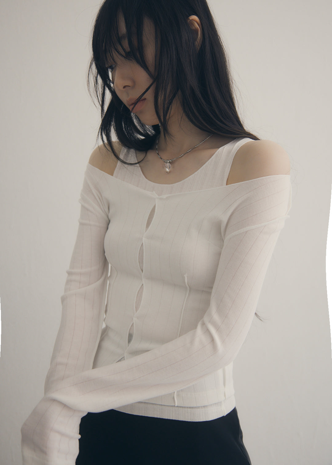 Layered Set Top (White)