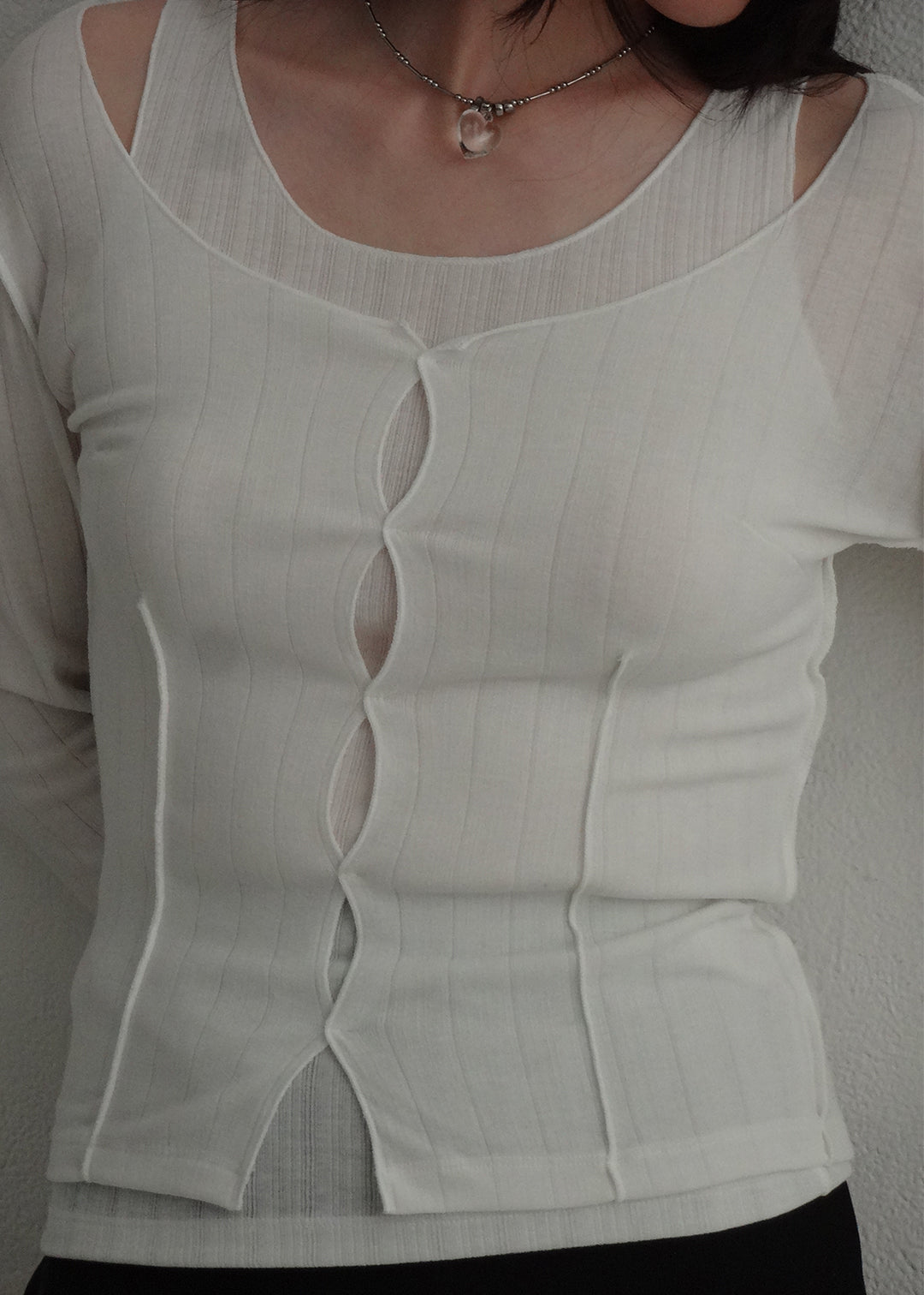 Layered Set Top (White)