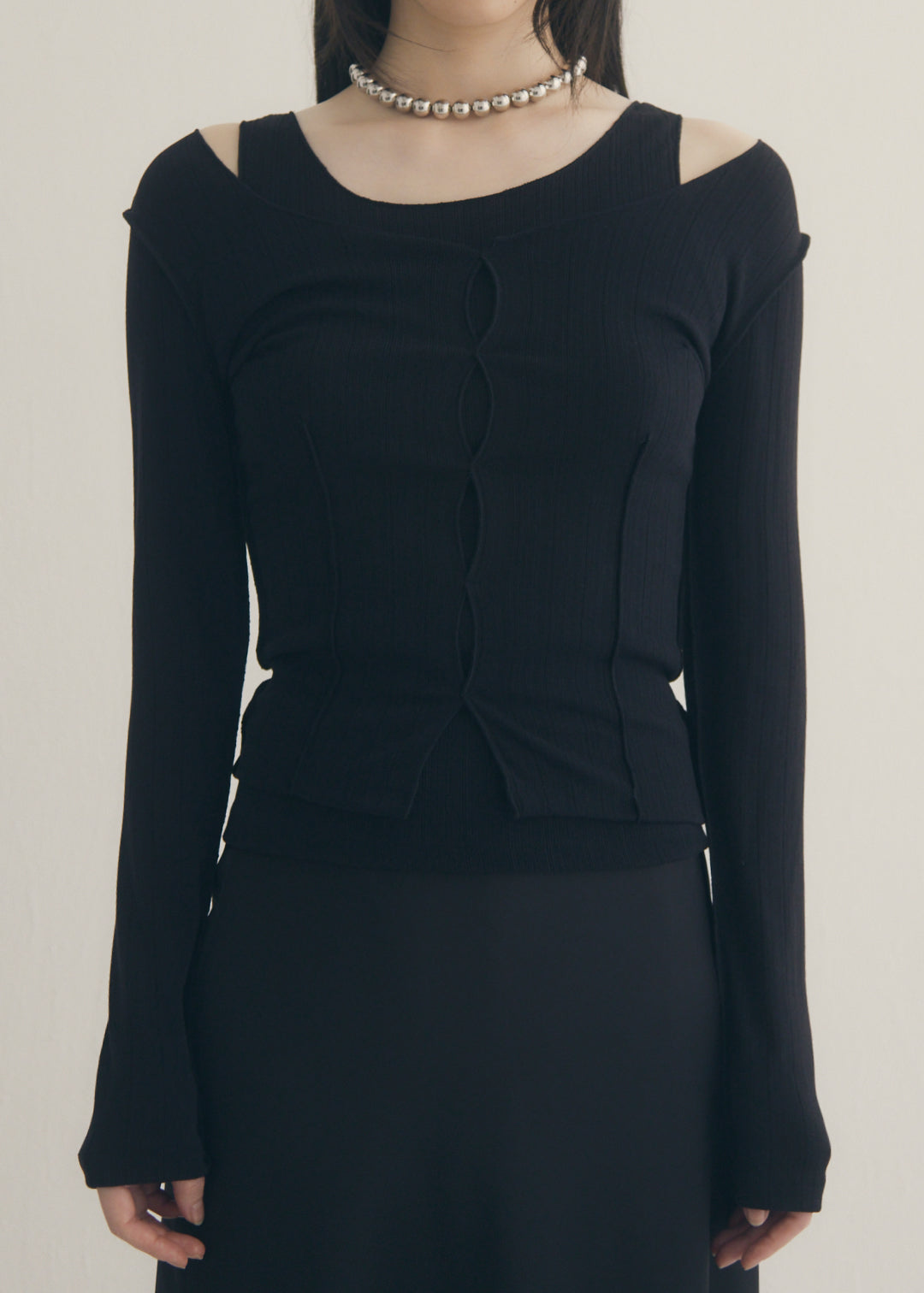 Layered Set Top (Black)