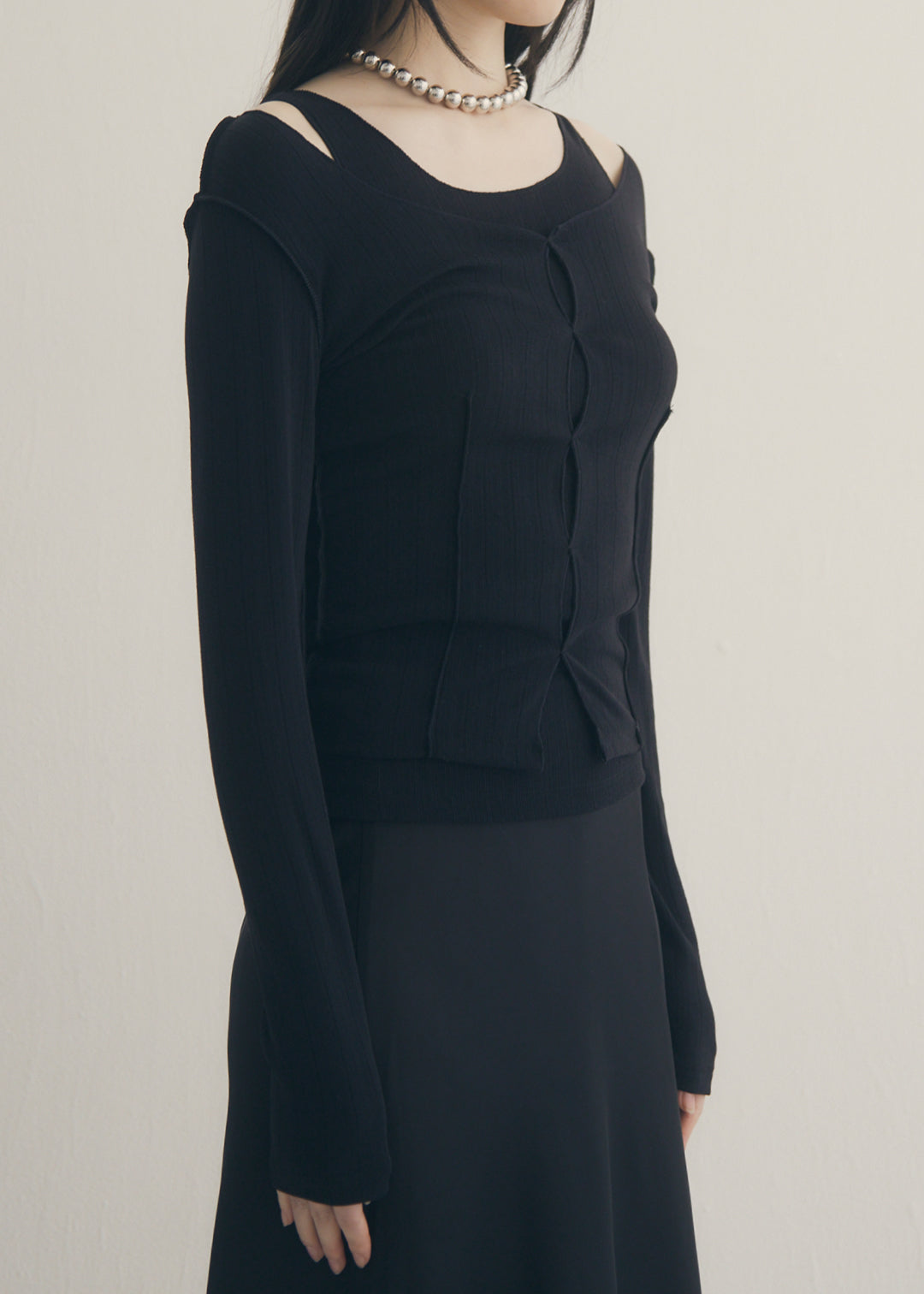 Layered Set Top (Black)