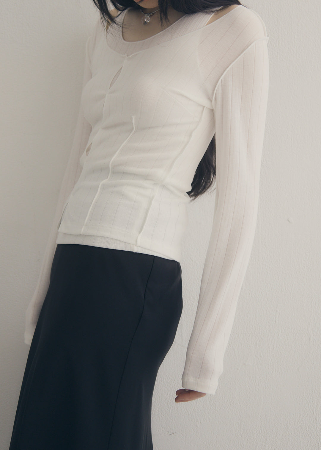 Layered Set Top (White)