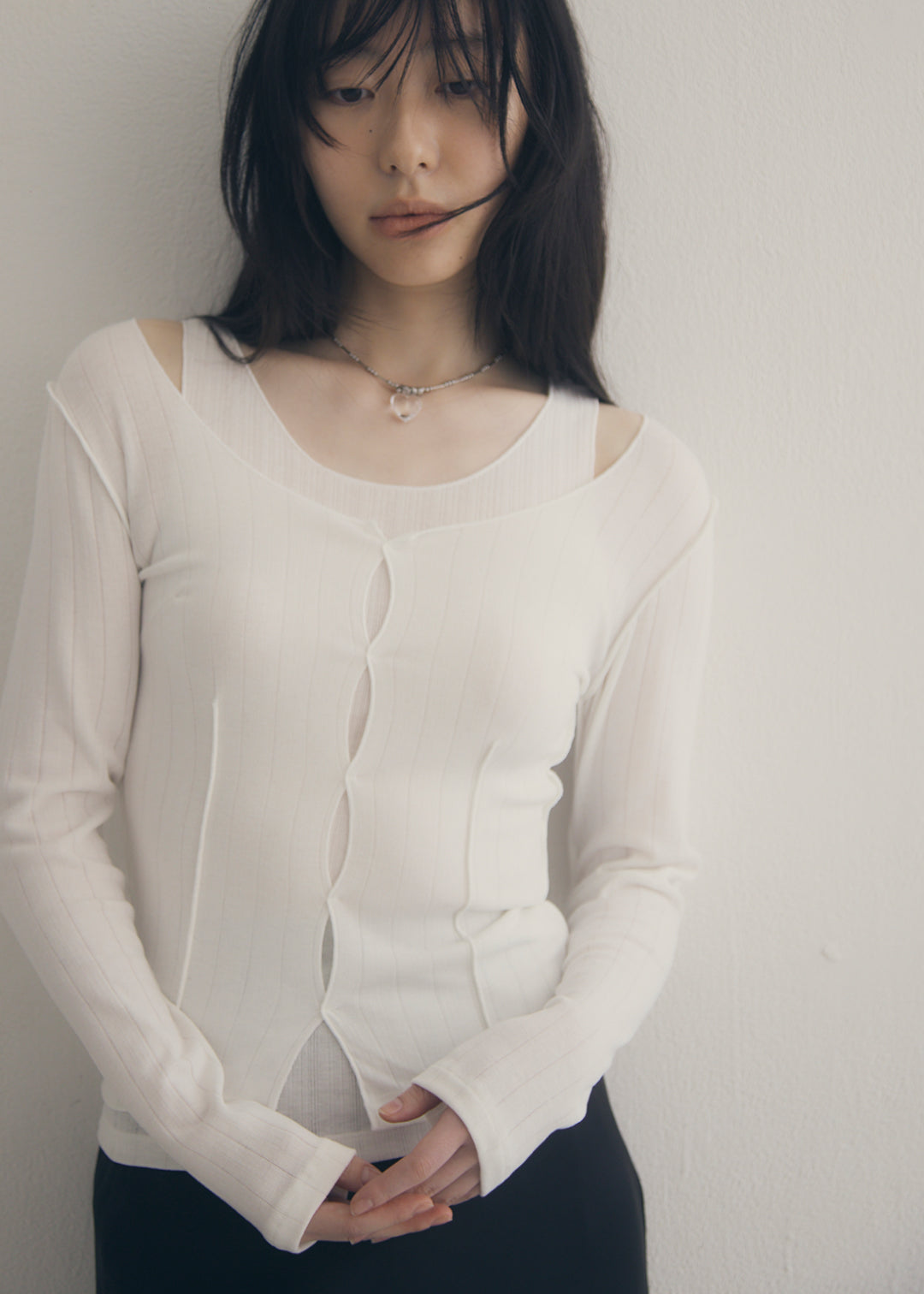Layered Set Top (White)