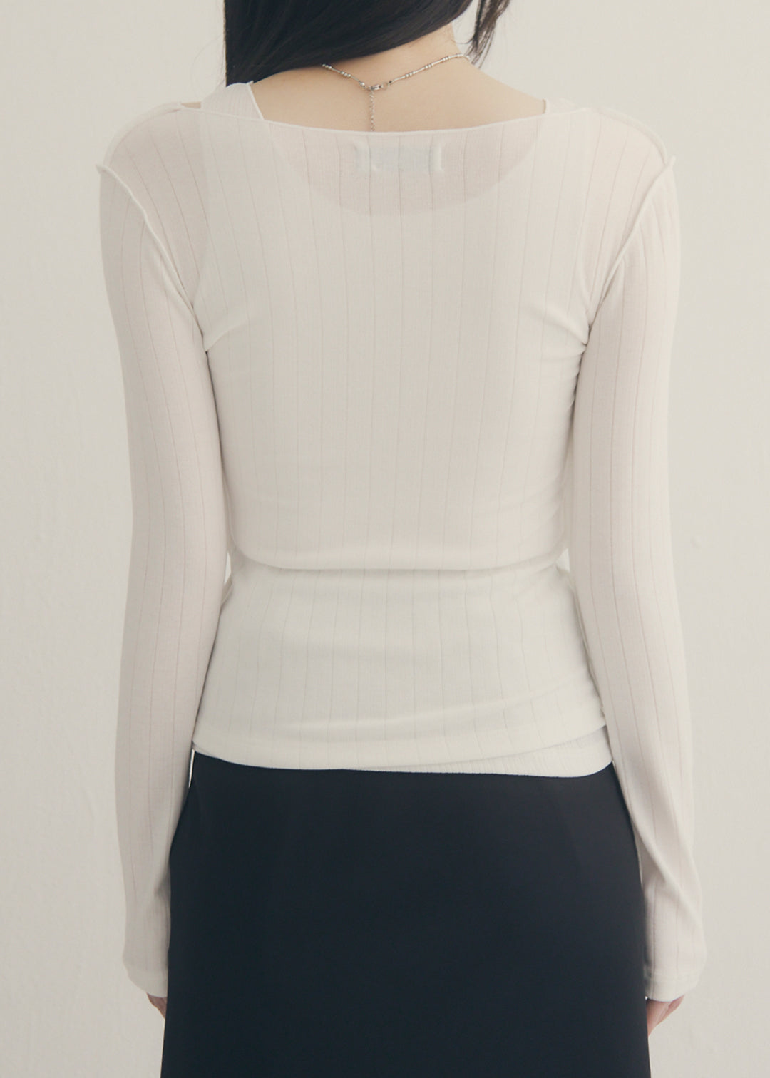 Layered Set Top (White)
