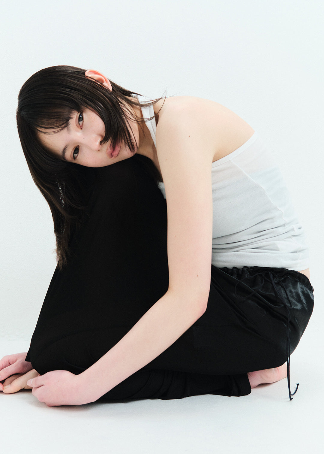 Halter Neck Tee (White)