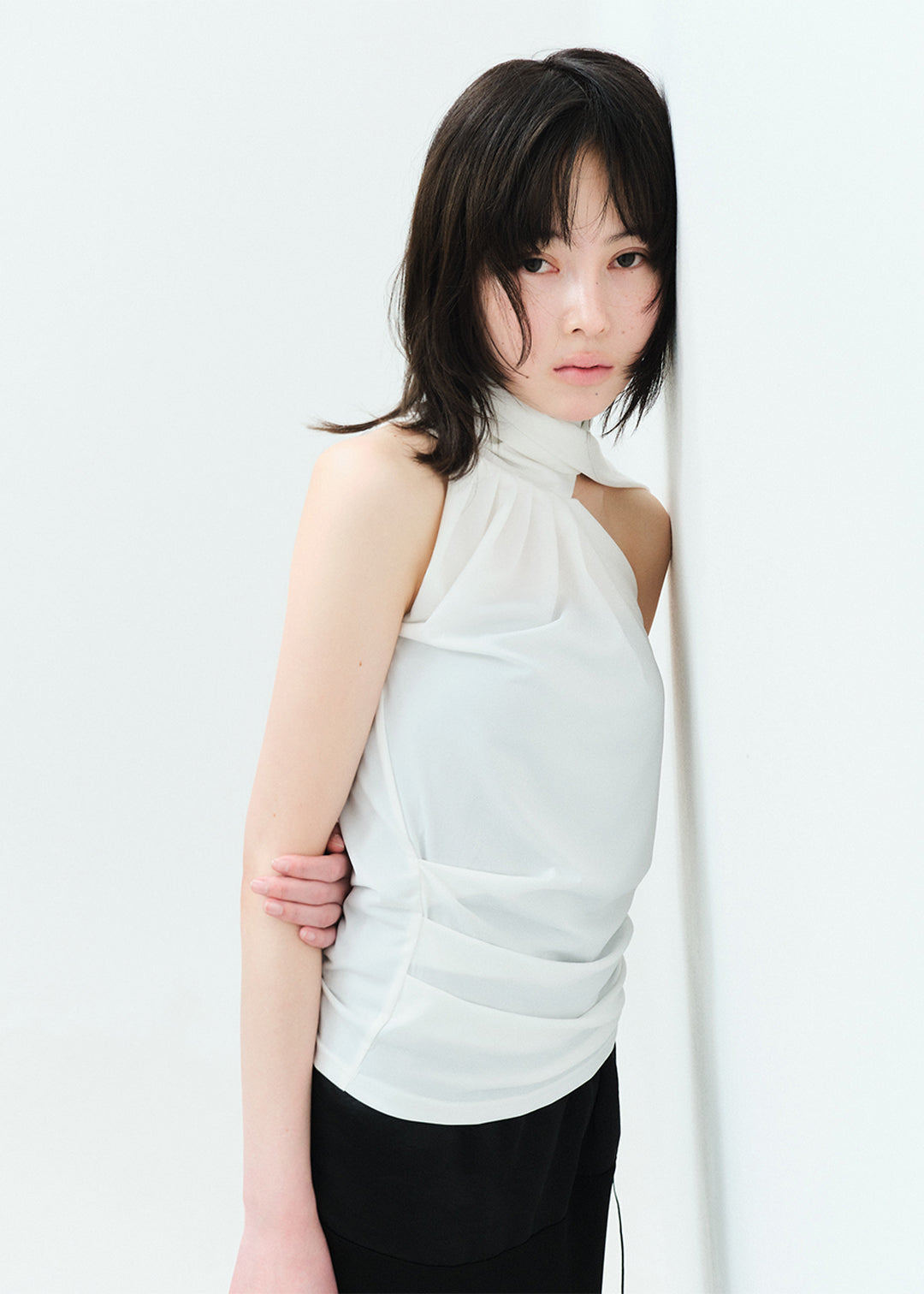 Halter Neck Tops (Ivory)