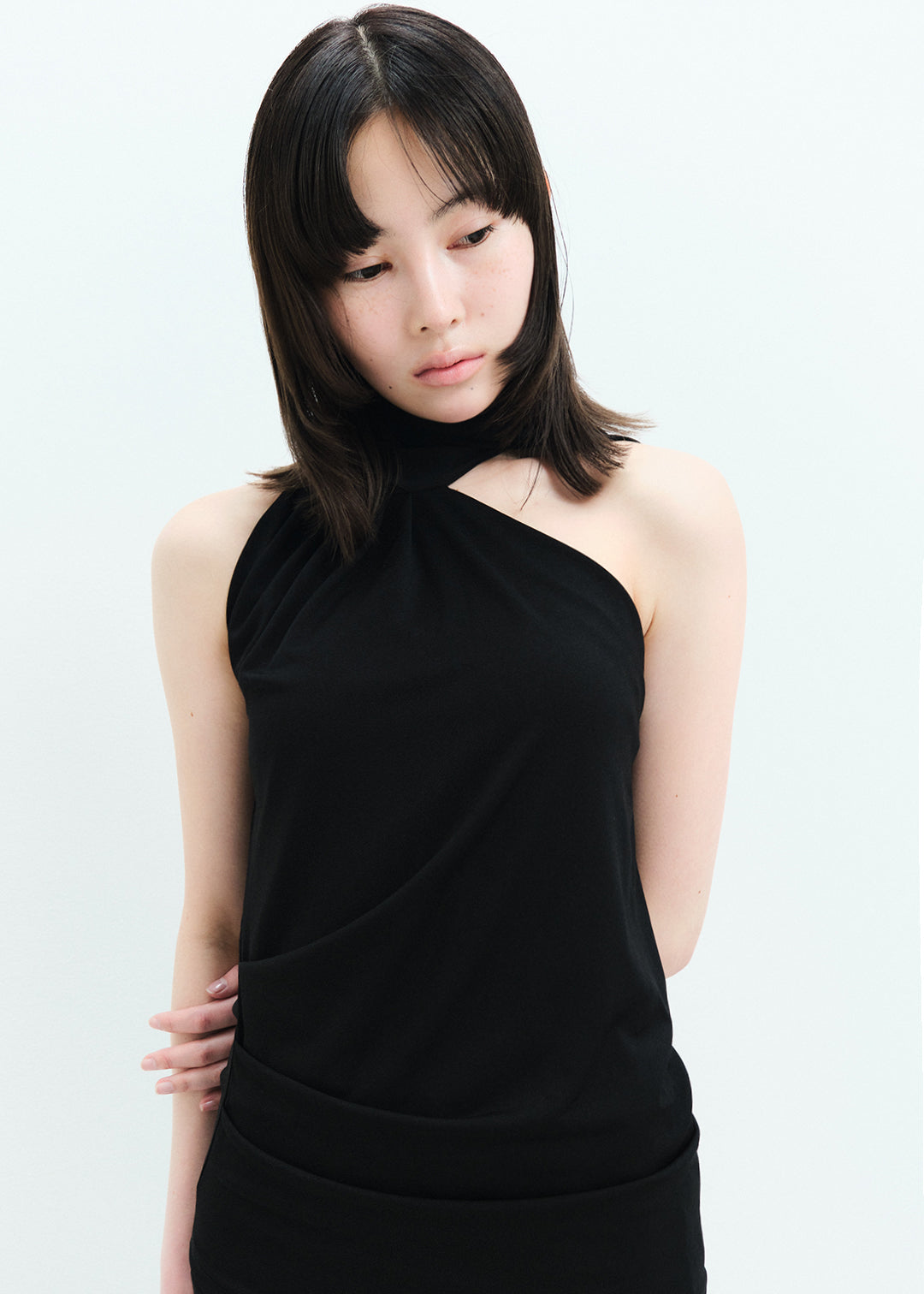 Halter Neck Tops (Black)