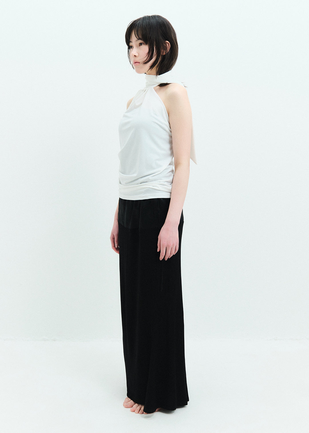 Halter Neck Tops (Ivory)