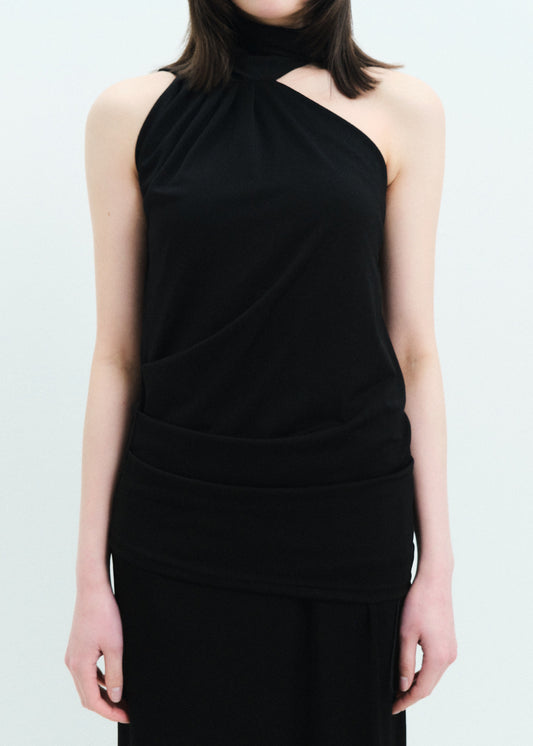 Halter Neck Tops (Black)