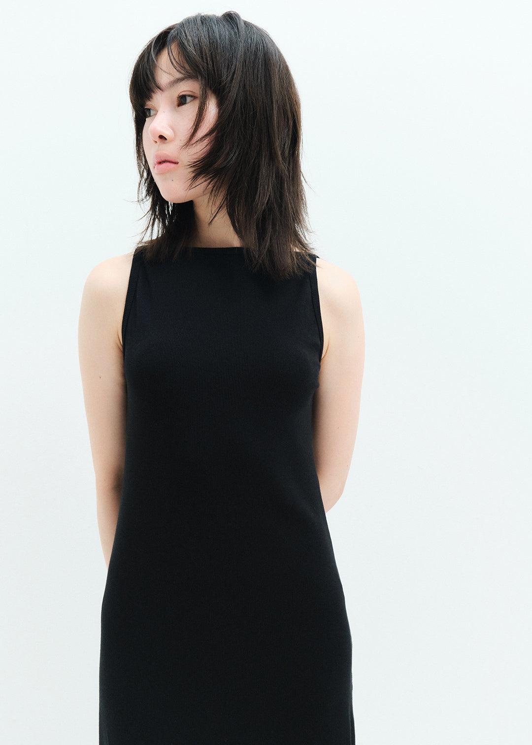 Back Style Dress (Black)