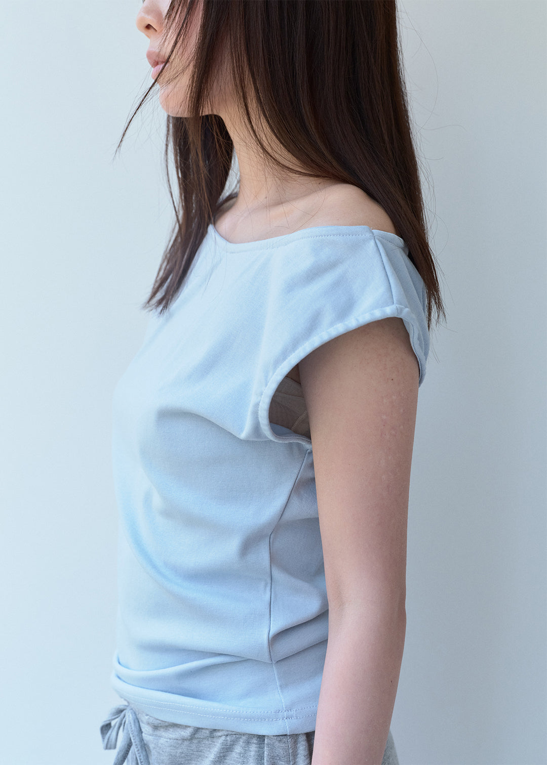 【6/20(Sat) 12:00】Free Neck Top (Skyblue)