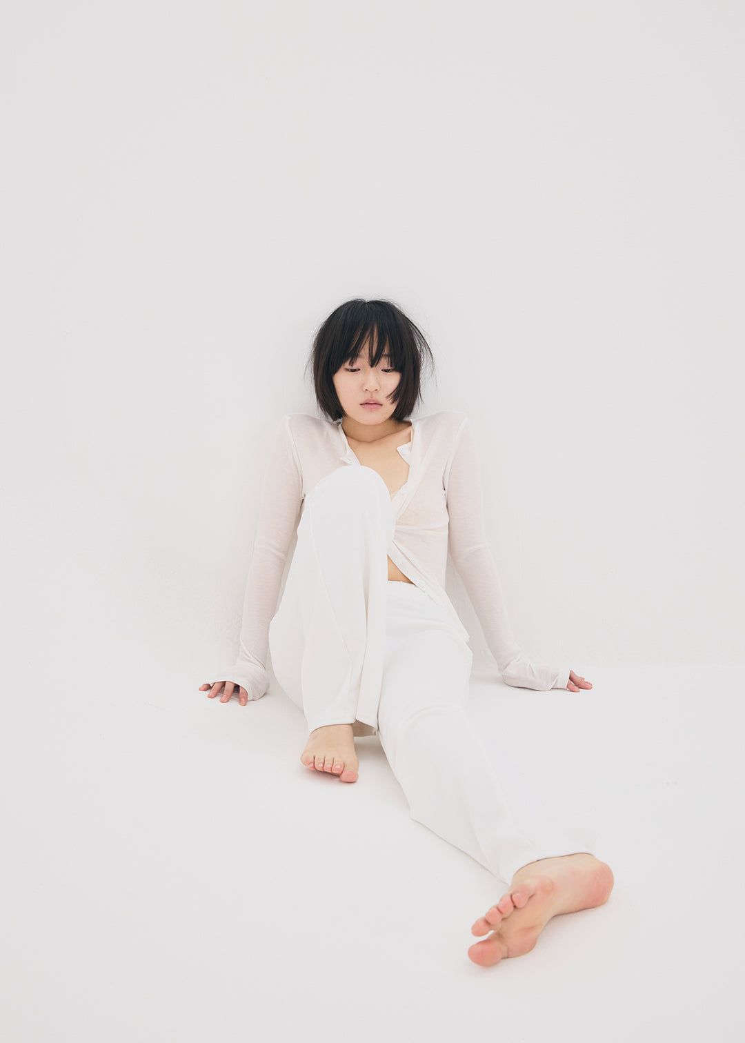 【NEW】Sensual Sheer Cardi (Ivory)