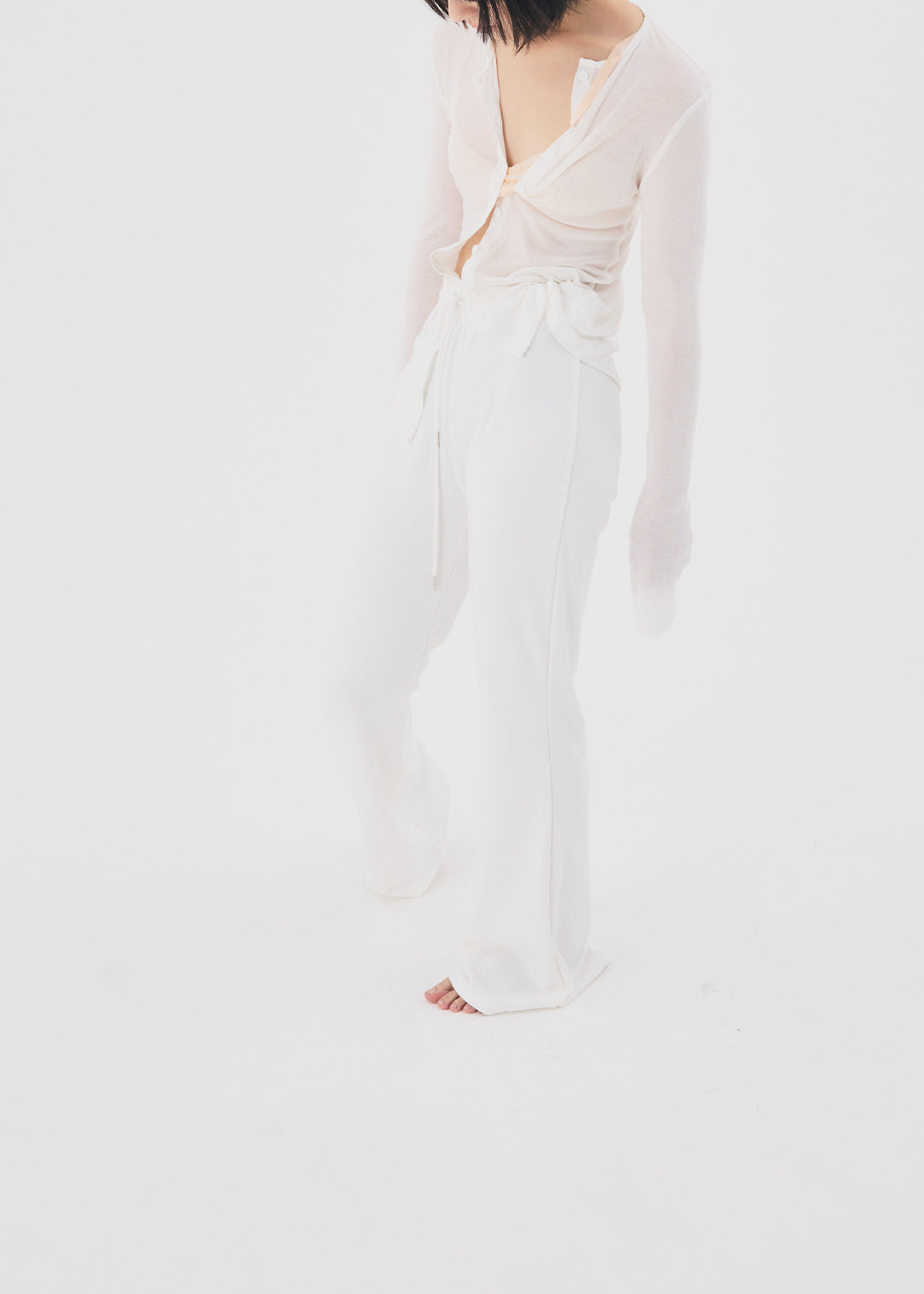 Sensual Sheer Cardi (Ivory) – COMME SI STUDIO