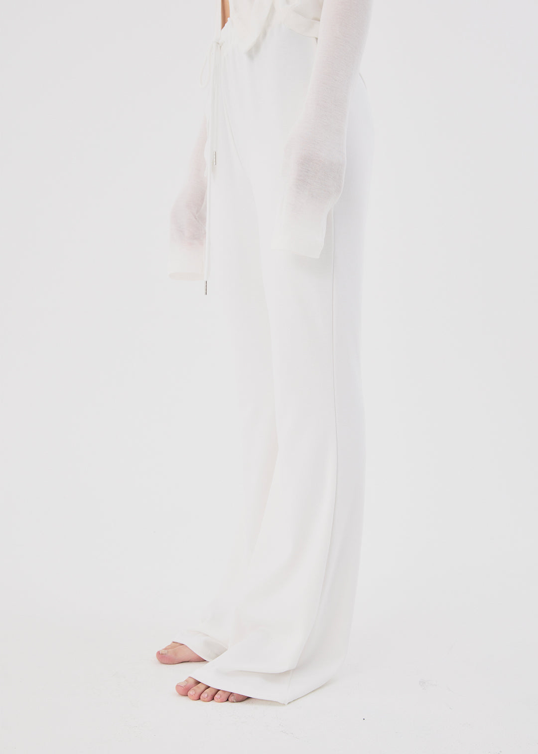 【NEW】Basic Stretch Leggings (Ivory)