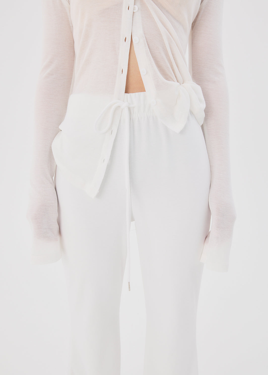 【NEW】Basic Stretch Leggings (Ivory)