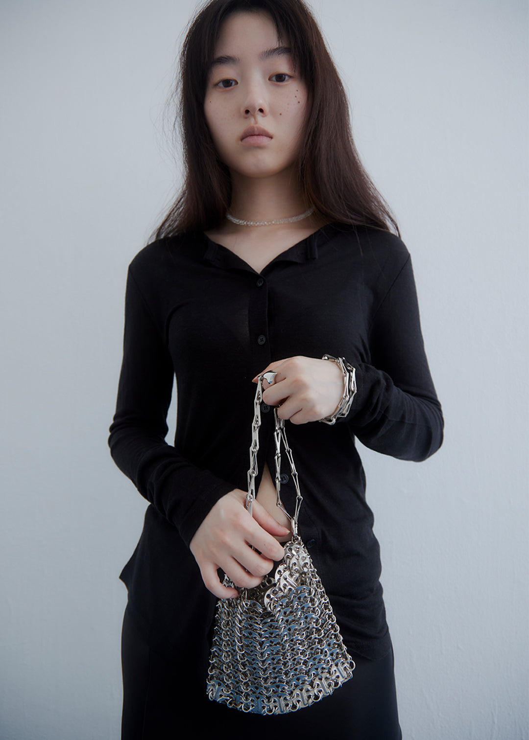 福袋特集 2025 (Black) Cardi Tendawool – STUDIO SI COMME トップス