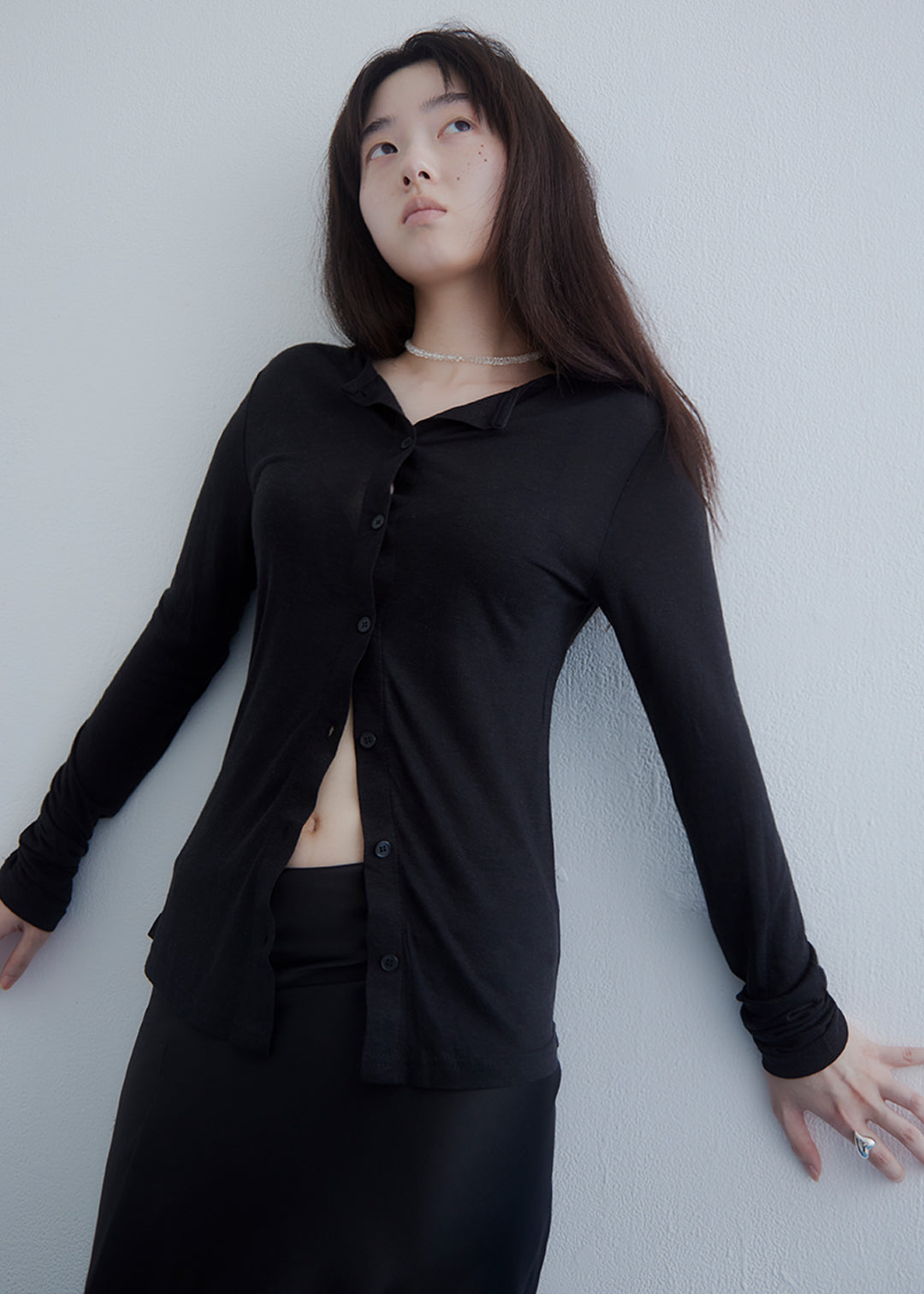 数量限定価格!! Tendawool Cardi STUDIO SI COMME – (Black) トップス