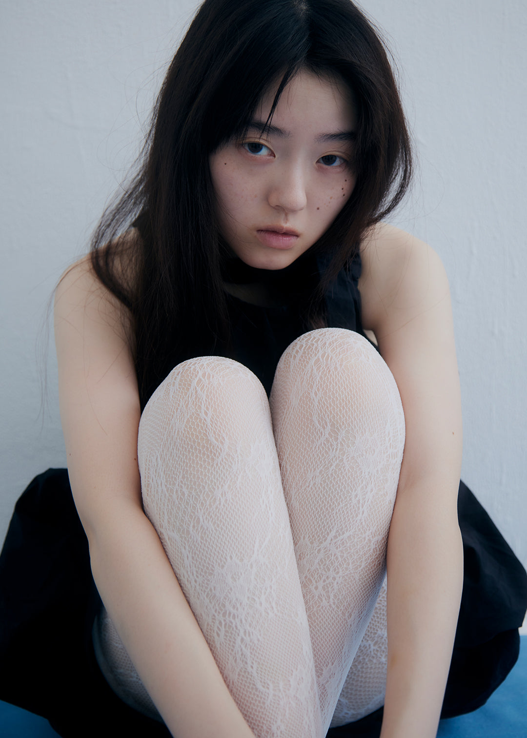 Airy Puff Dress (Black)