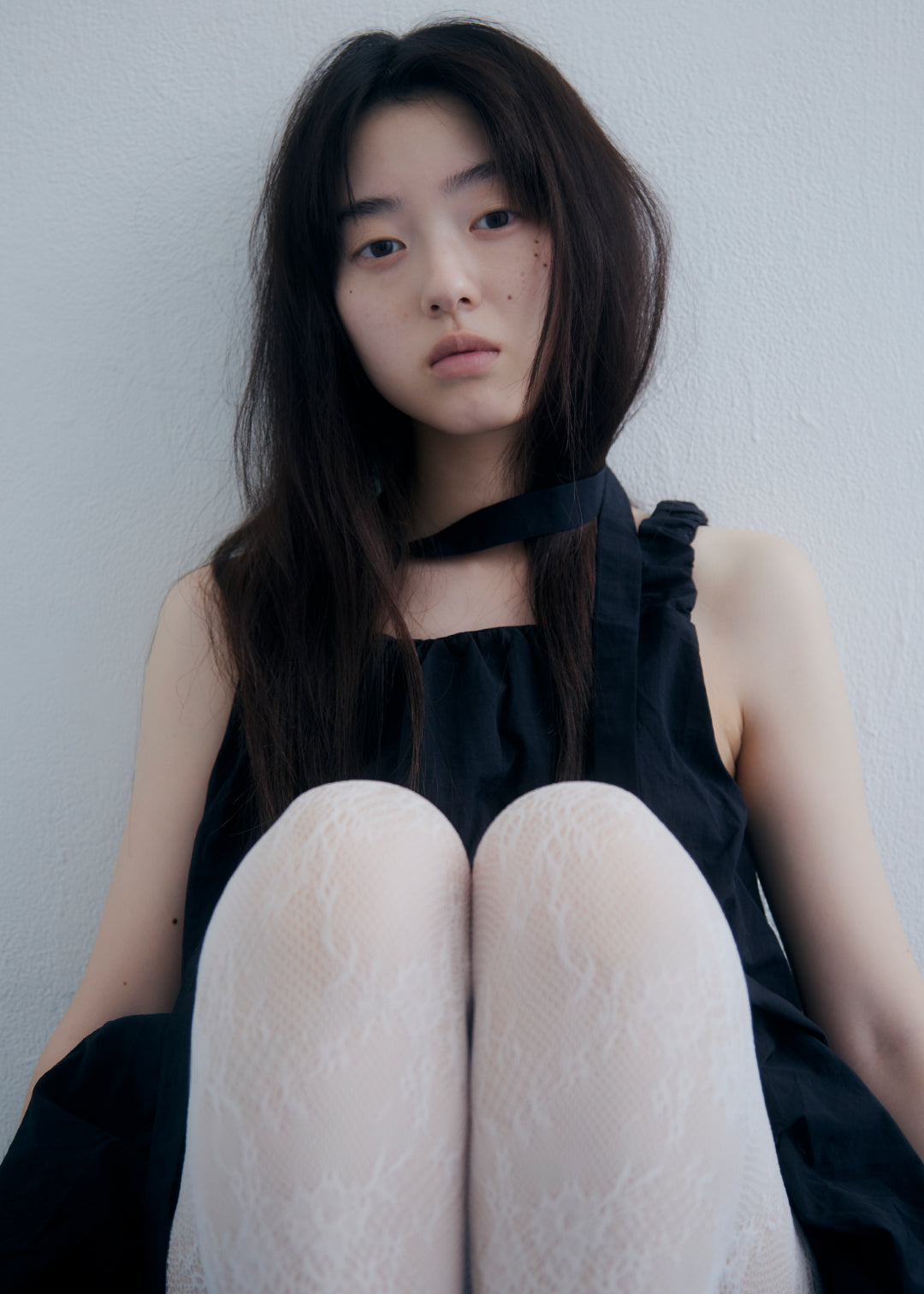 Airy Puff Dress (Black)
