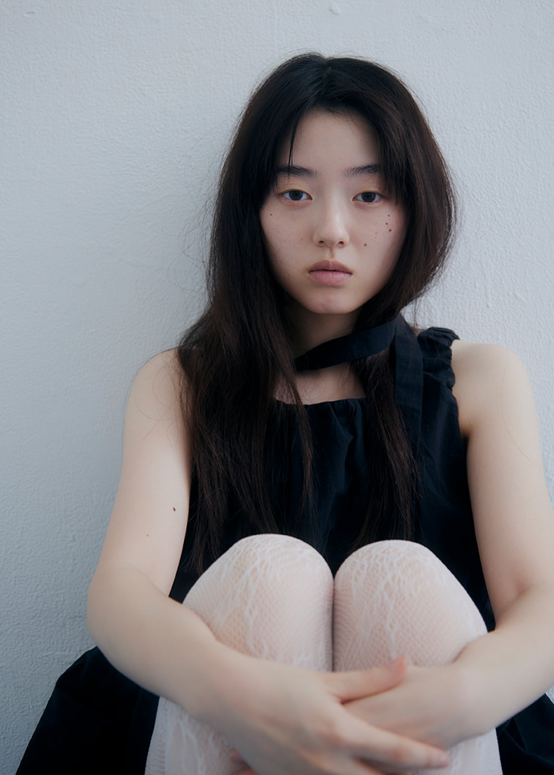 Airy Puff Dress (Black)