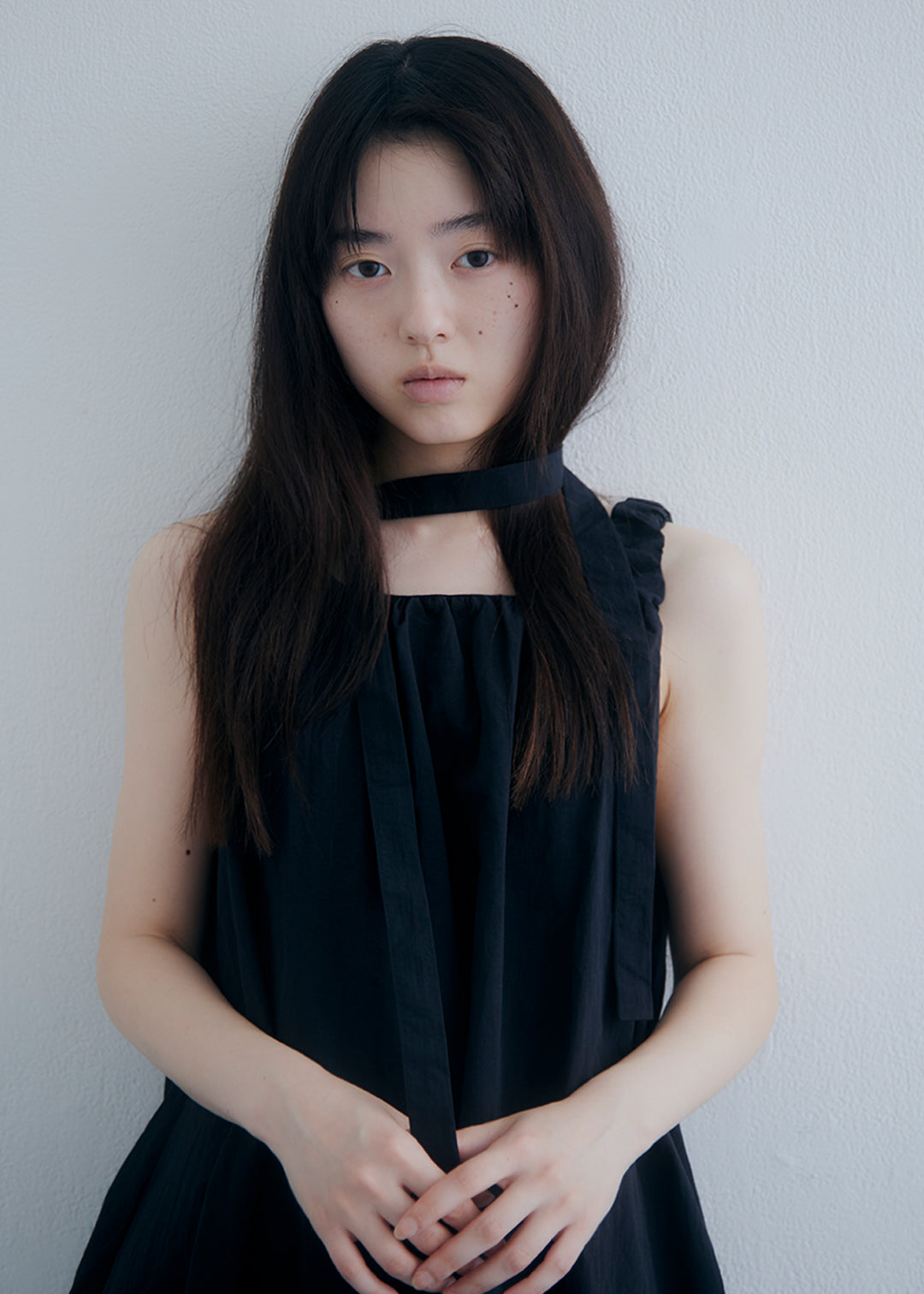 Airy Puff Dress (Black)